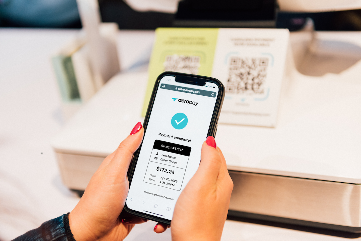 qr code cannabis payment
