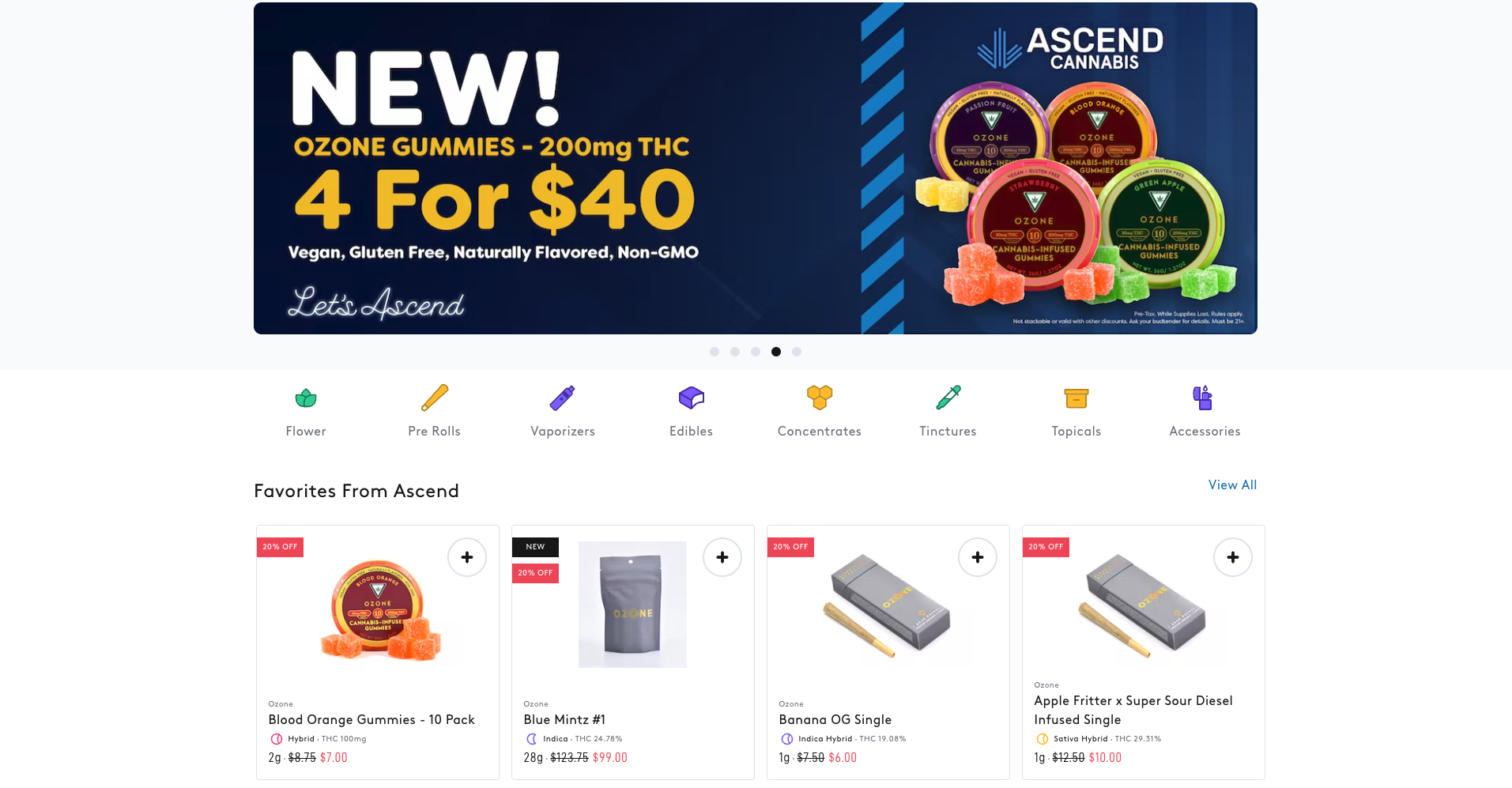 ascend wellness dispense ecommerce
