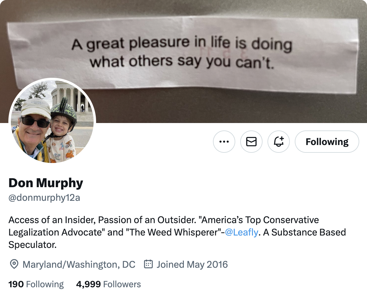 Don Murphy cannabis influencer
