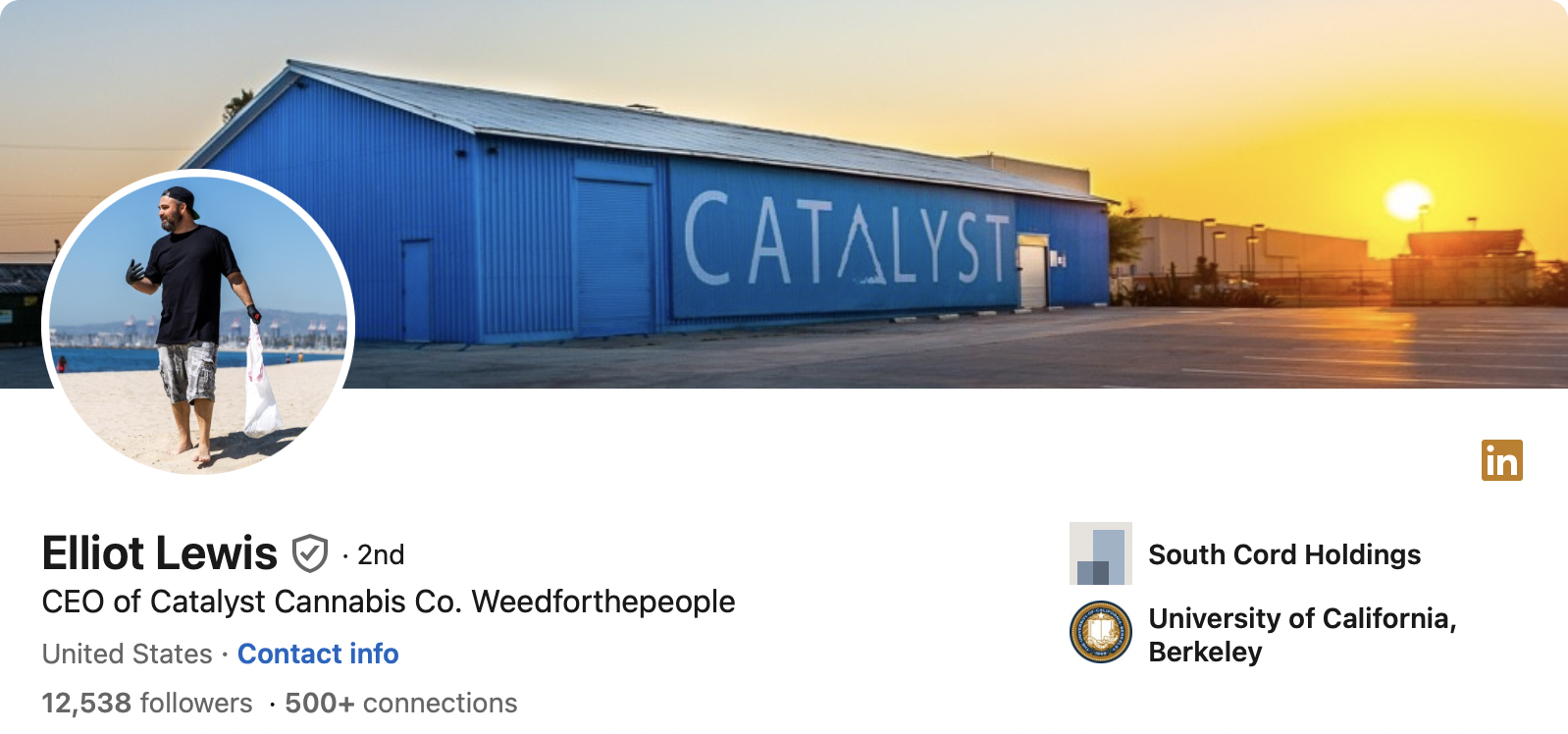 Elliot Lewis cannabis influencer