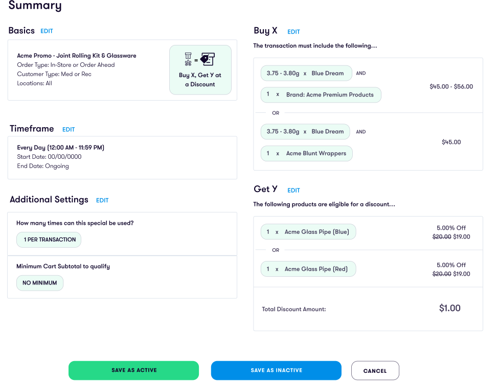 Flowhub Deals automates dispensary discounts