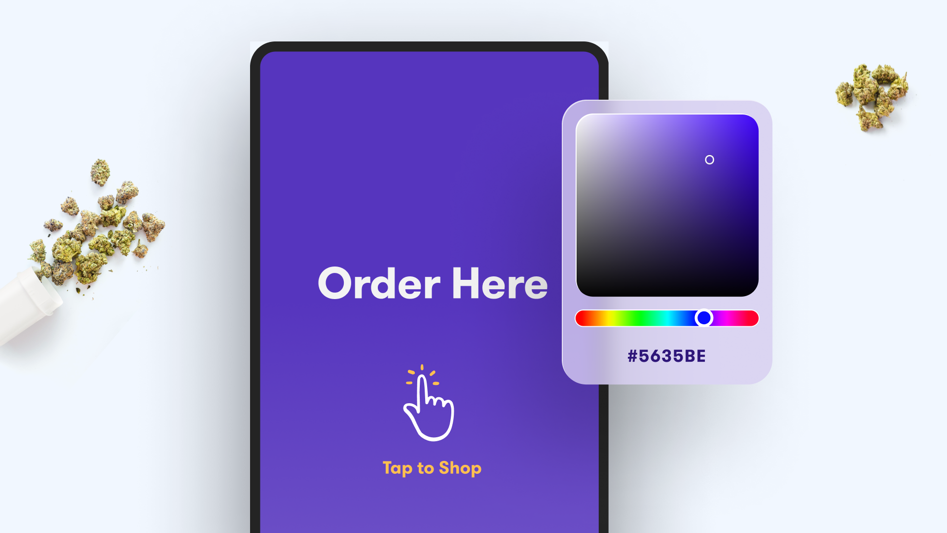 custom branded dispensary kiosk experience