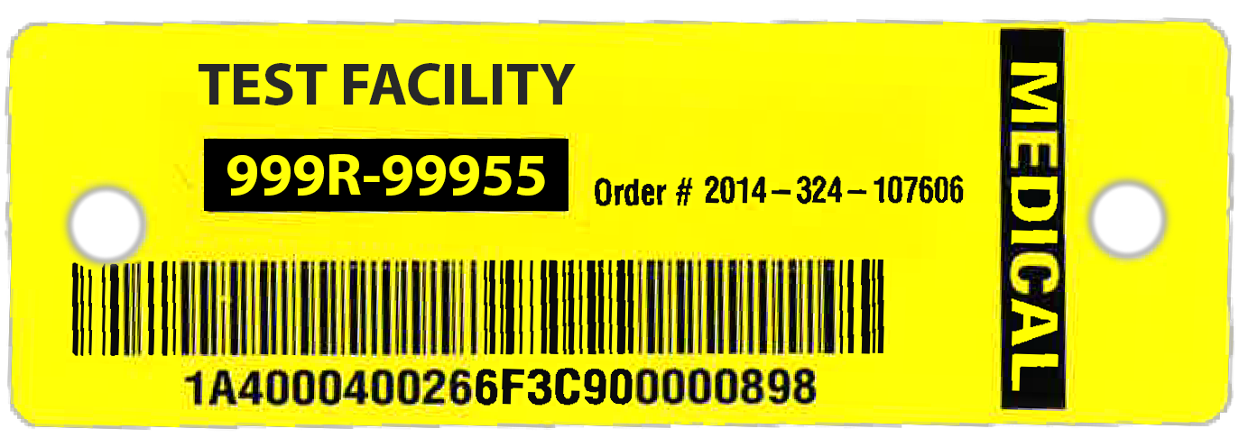 Metrc medical marijuana plant tag
