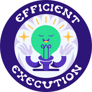 Badge efficient