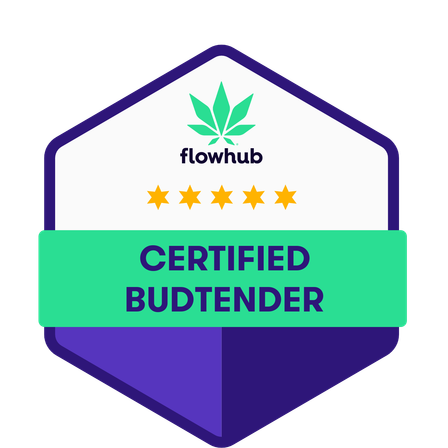 Flowhub budtender certification badge