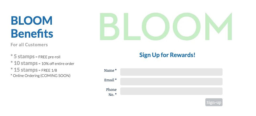 central maine flower loyalty program